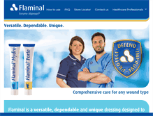 Tablet Screenshot of flaminalaustralia.com